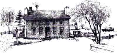 Osceola Mill House Drawing